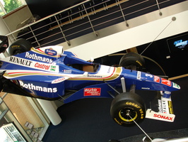 FW19 suspended on rods, not cables
