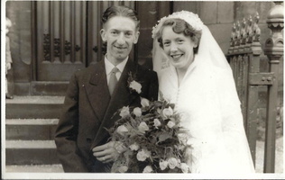 Joshua Dawson b. 1922 &amp; Eileen Ashton wedding